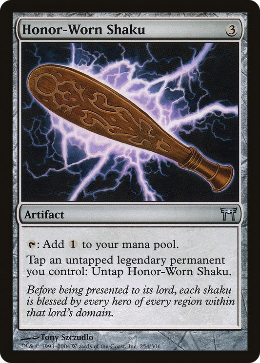 Honor-Worn Shaku (CHK-254) - Champions of Kamigawa Foil