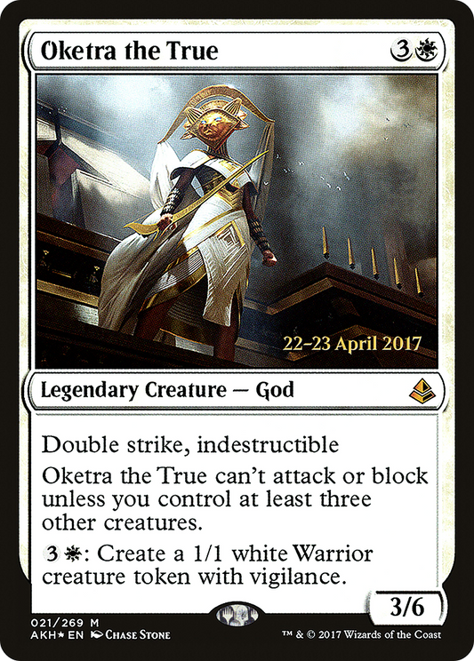 Oketra the True (PRE-21S) - Amonkhet Promos Foil