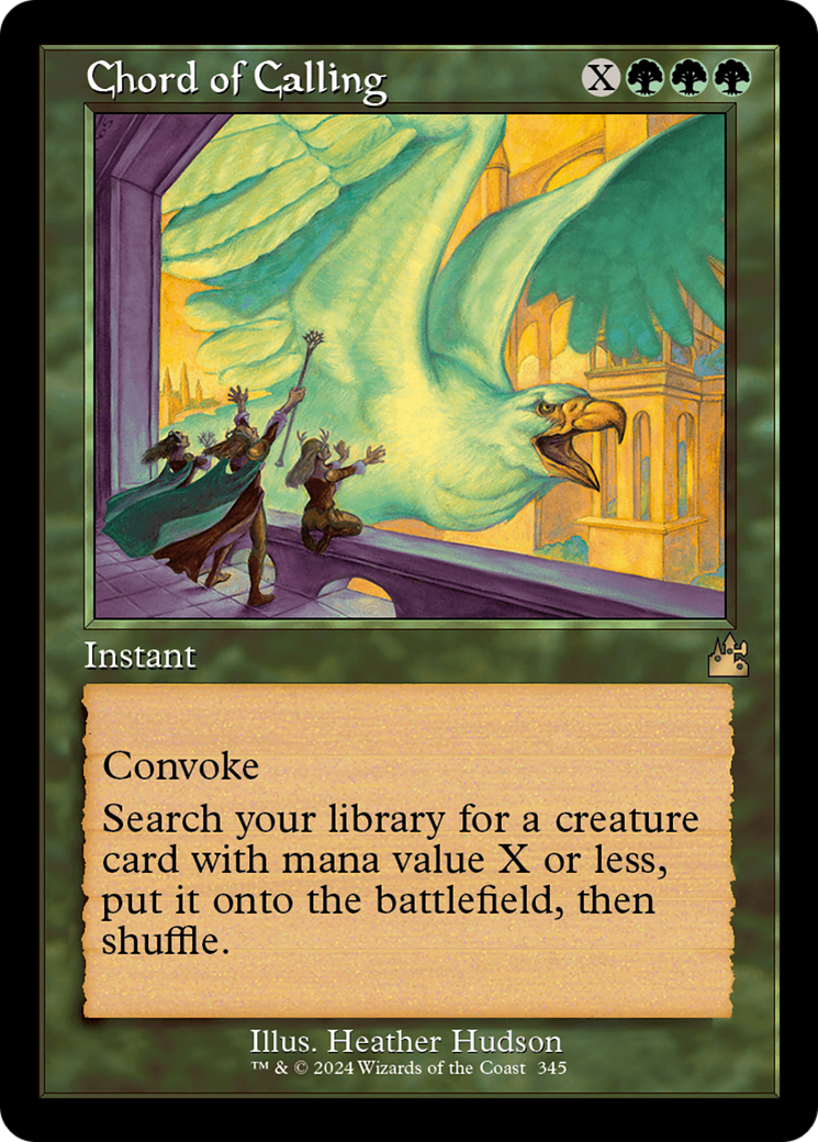 Chord of Calling (RVR-345) - Ravnica Remastered Foil