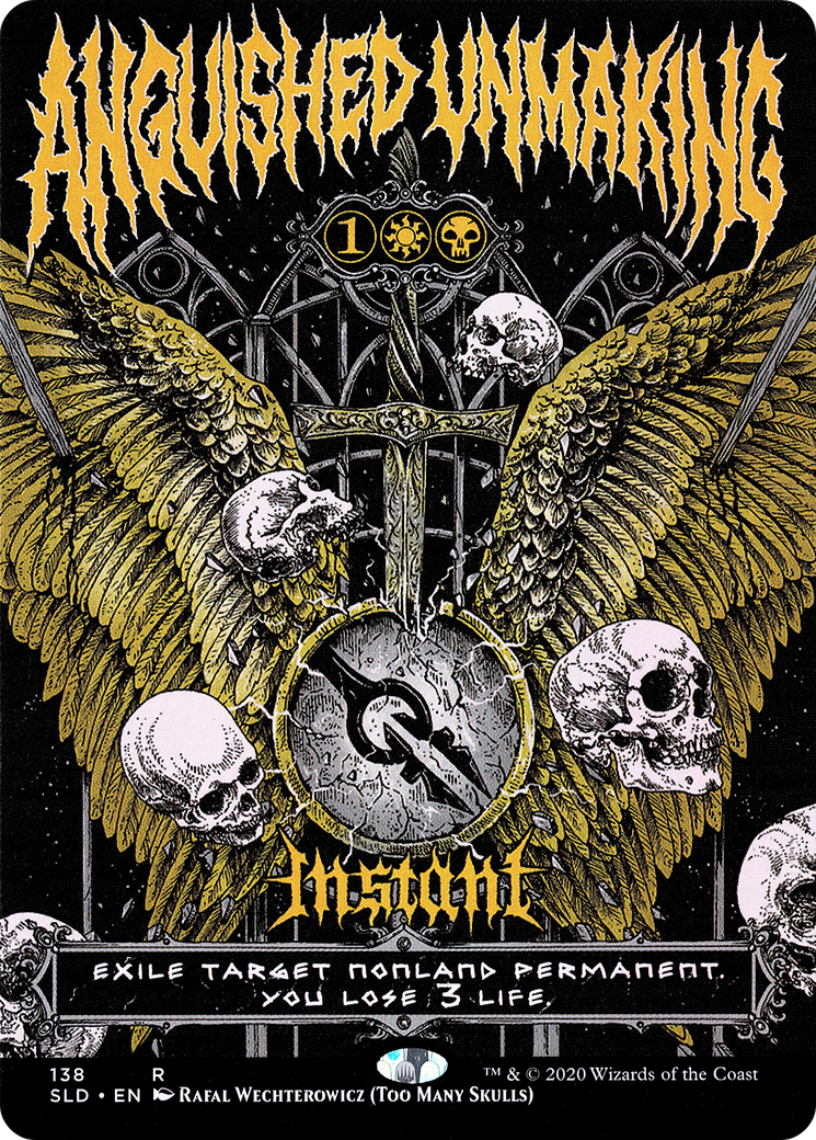 Anguished Unmaking (SLD-138) - Secret Lair Drop (Borderless)