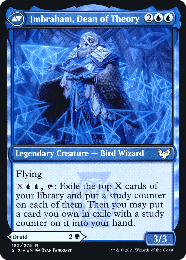 Kianne, Dean of Substance // Imbraham, Dean of Theory (PRE-152S) - Strixhaven: School of Mages Promos Foil