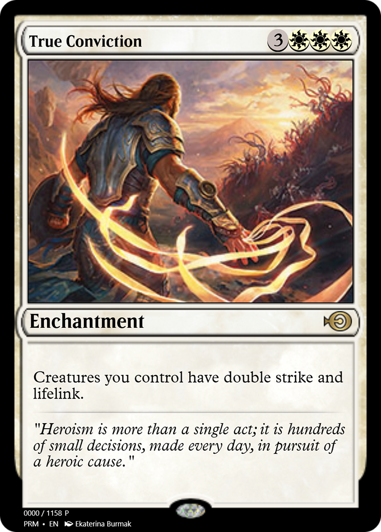 True Conviction (PRM-77951) - Magic Online Promos Foil