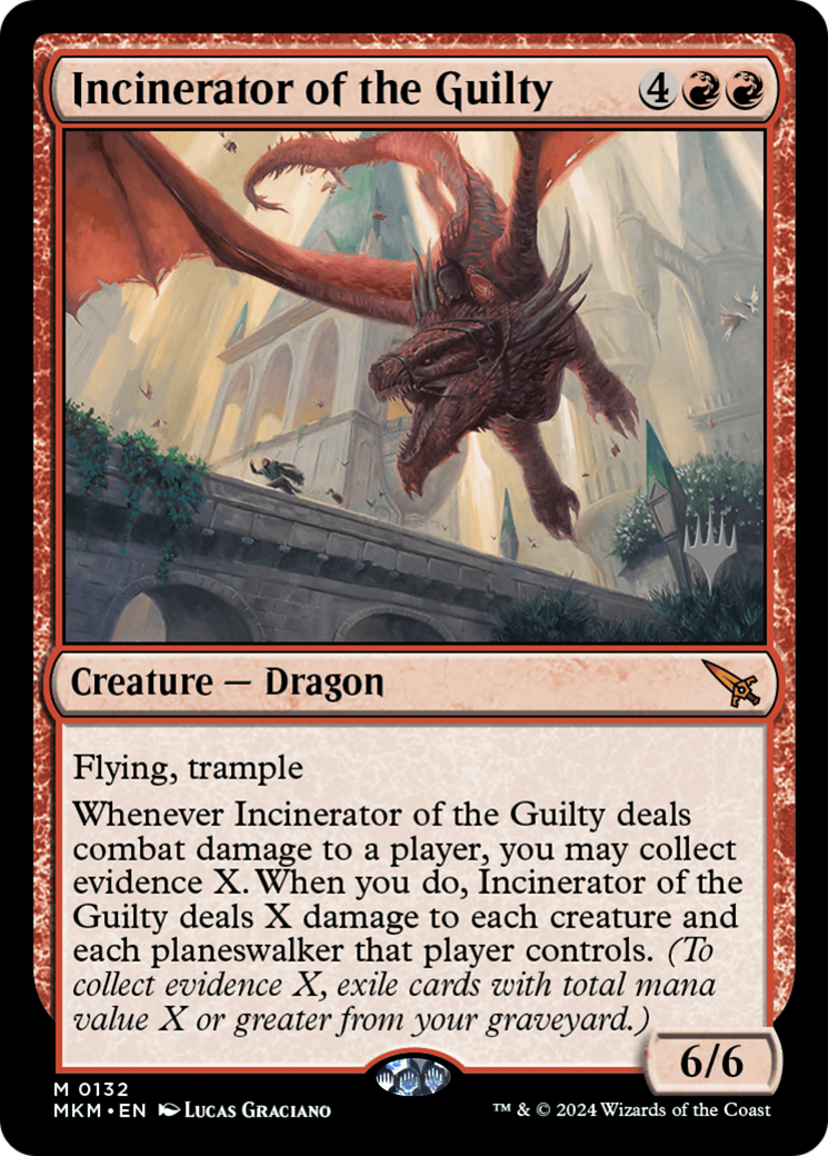 Incinerator of the Guilty (PPMKM-132P) - Murders at Karlov Manor Promos Foil