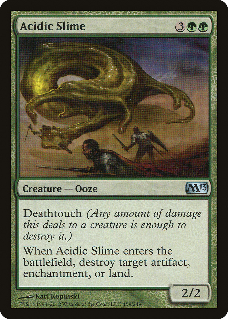 Acidic Slime (M13-159) - Magic 2013 Foil
