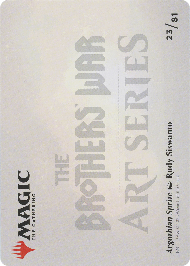 Argothian Sprite // Argothian Sprite (ABRO-023) - The Brothers' War Art Series (Borderless)