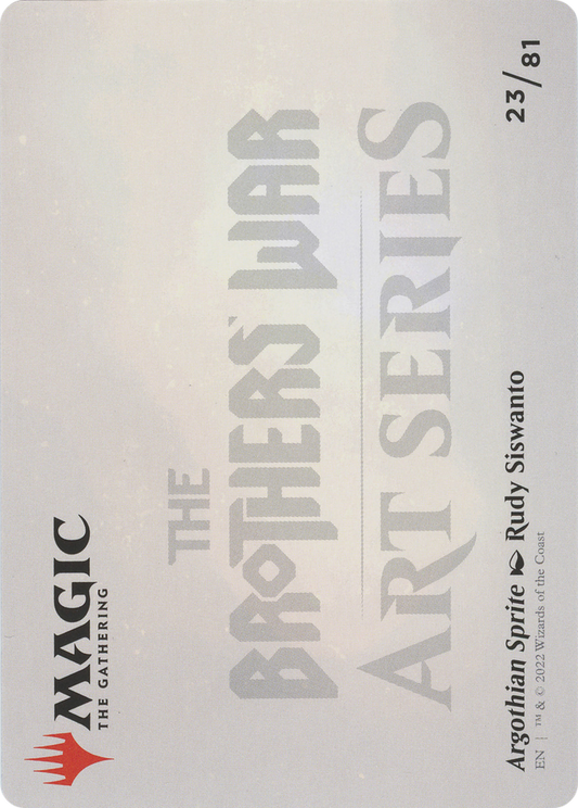 Argothian Sprite // Argothian Sprite (ABRO-023) - The Brothers' War Art Series (Borderless)