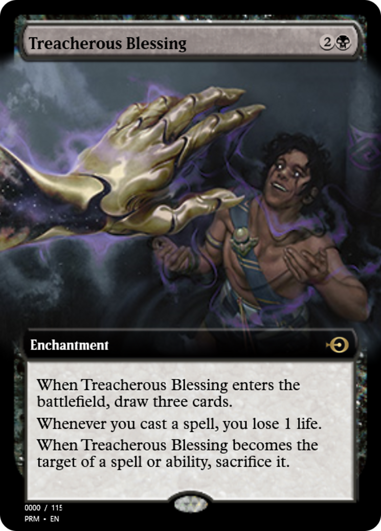 Treacherous Blessing (PRM-79949) - Magic Online Promos Foil