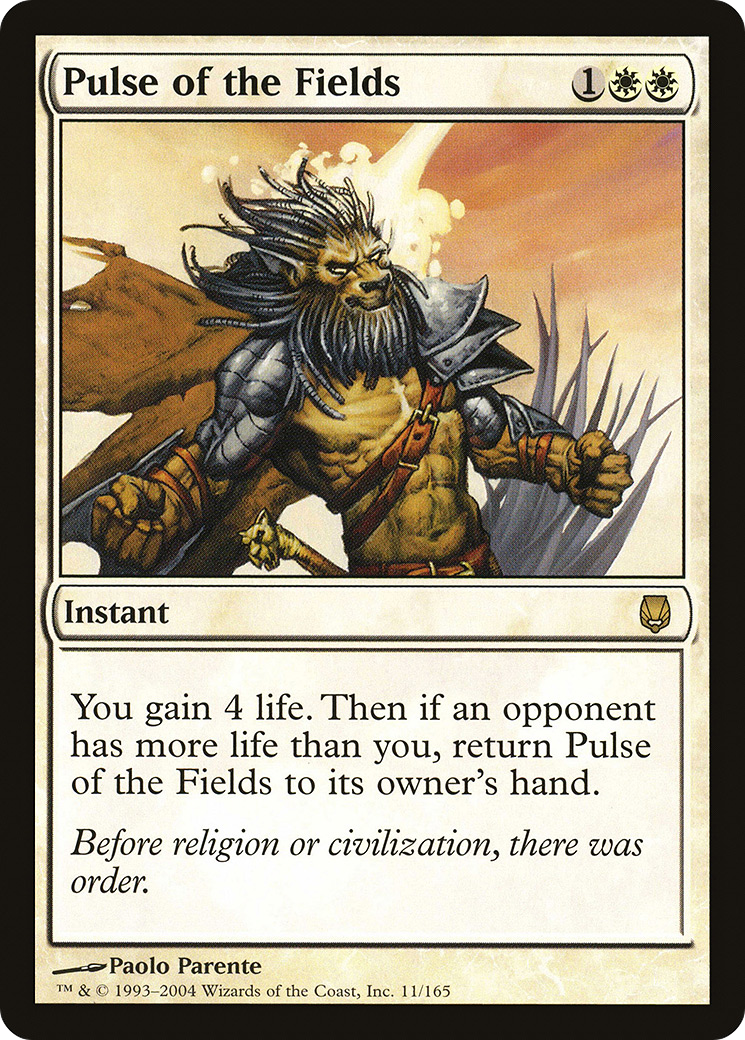 Pulse of the Fields (DST-011) - Darksteel Foil