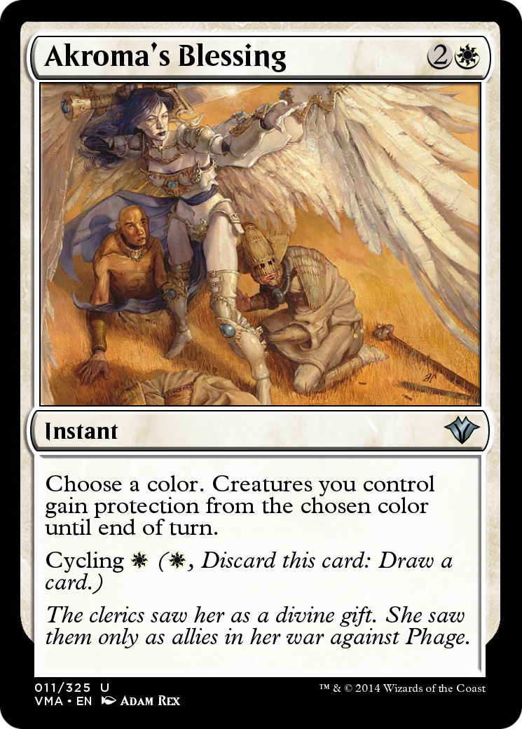 Akroma's Blessing (VMA-011) - Vintage Masters