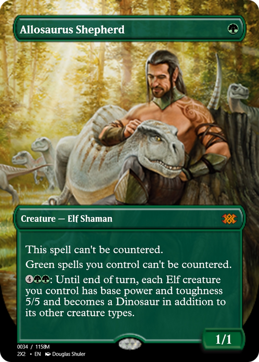 Allosaurus Shepherd (PRM-102281) - Magic Online Promos Foil