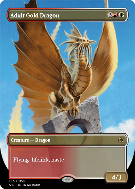 Adult Gold Dragon (PRM-92826) - Magic Online Promos