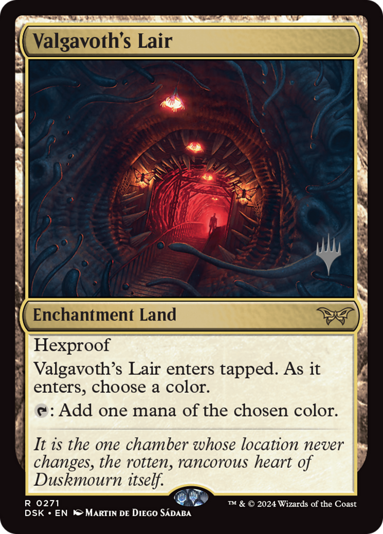 Valgavoth's Lair (PPDSK-271P) - Duskmourn: House of Horror Promos
