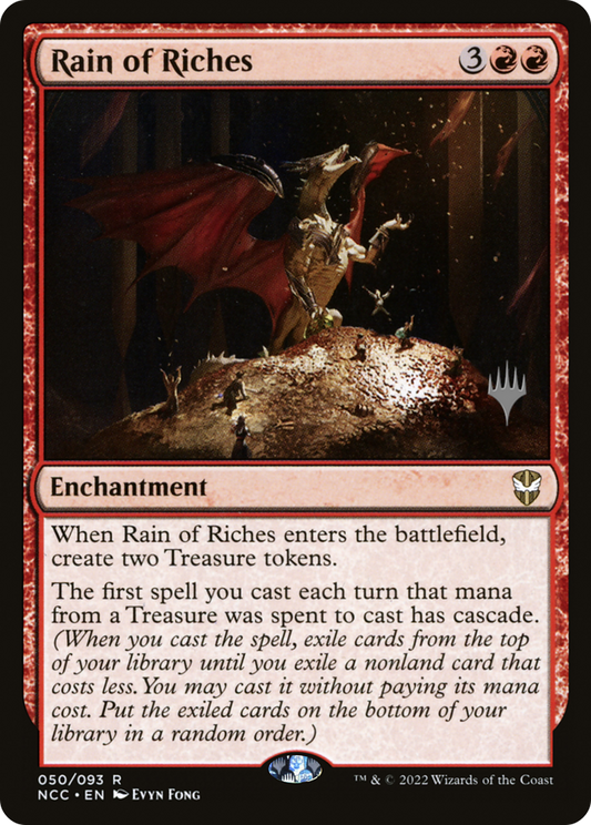Rain of Riches (PPSNC-50P) - New Capenna Commander Promos Foil