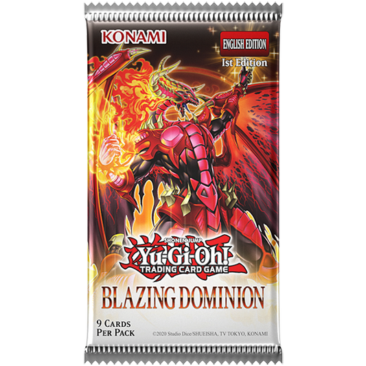 YGO BLAZING DOMINION BOOSTER PACK