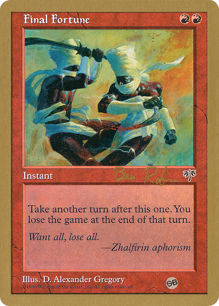 Final Fortune (WCD-BR174SB) - World Championship Decks 1998