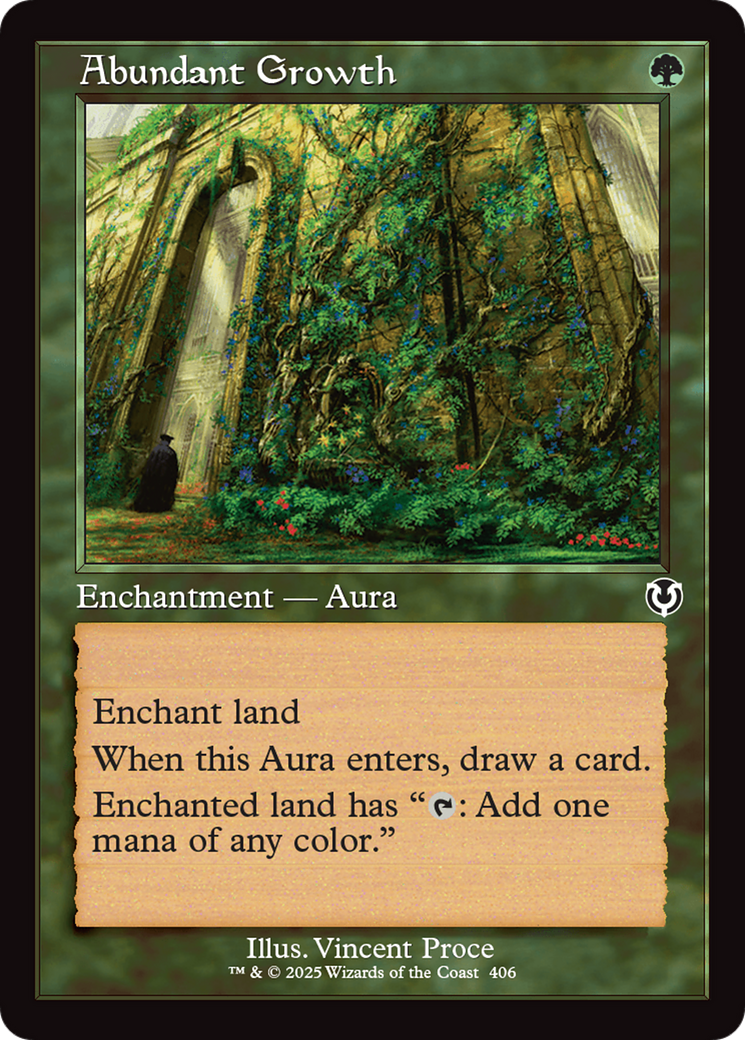 Abundant Growth (INR-406) - Innistrad Remastered: (enchantment)