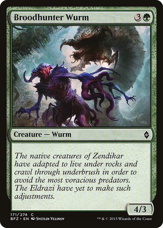 Broodhunter Wurm (BFZ-171) - Battle for Zendikar