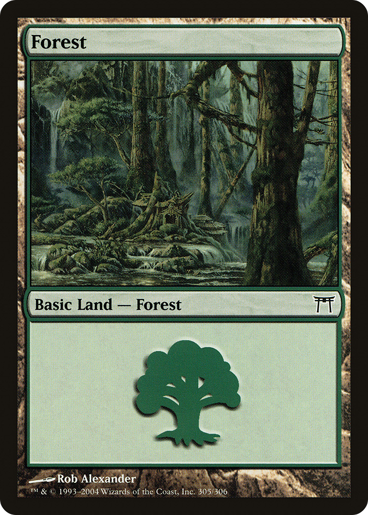 Forest (CHK-305) - Champions of Kamigawa