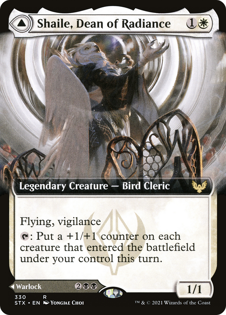 Shaile, Dean of Radiance // Embrose, Dean of Shadow (STX-330) - Strixhaven: School of Mages: (Extended Art) Foil