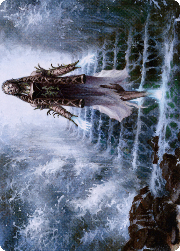 Karfell Harbinger // Karfell Harbinger (AKHM-017) - Kaldheim Art Series (Borderless) Foil