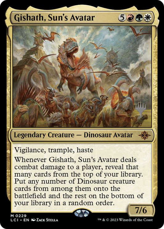 Gishath, Sun's Avatar (PPLCI-229P) - The Lost Caverns of Ixalan Promos