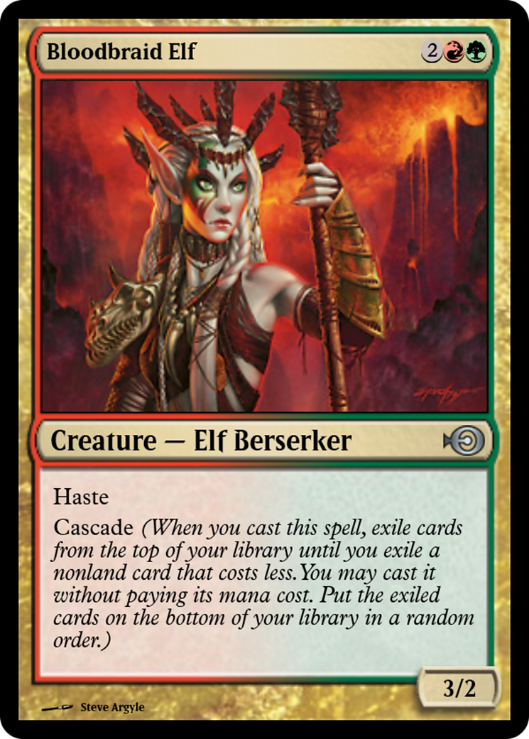 Bloodbraid Elf (PRM-36867) - Magic Online Promos Foil