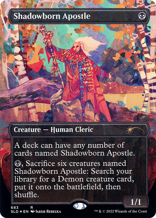 Shadowborn Apostle (SLD-683) - Secret Lair Drop (Borderless) Foil