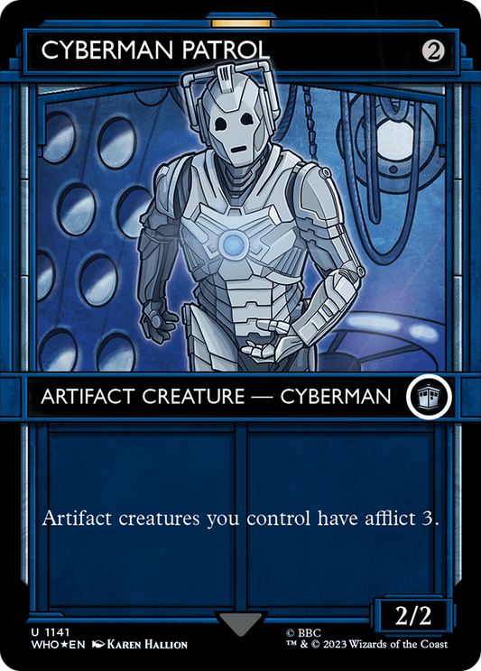 Cyberman Patrol (WHO-1141) - Doctor Who: (Showcase) (Borderless) Foil