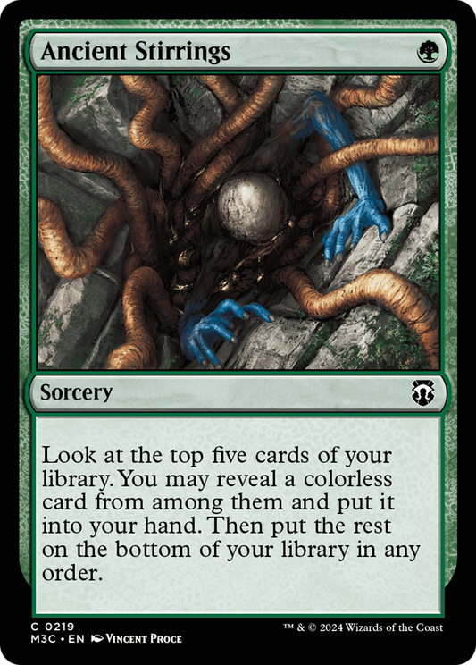Ancient Stirrings (M3C-219) - Modern Horizons 3 Commander Foil