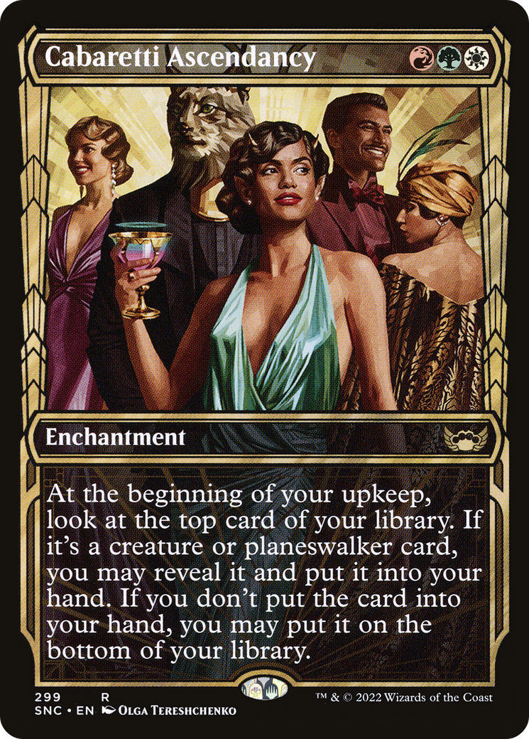 Cabaretti Ascendancy (SNC-299) - Streets of New Capenna: (Showcase) Foil
