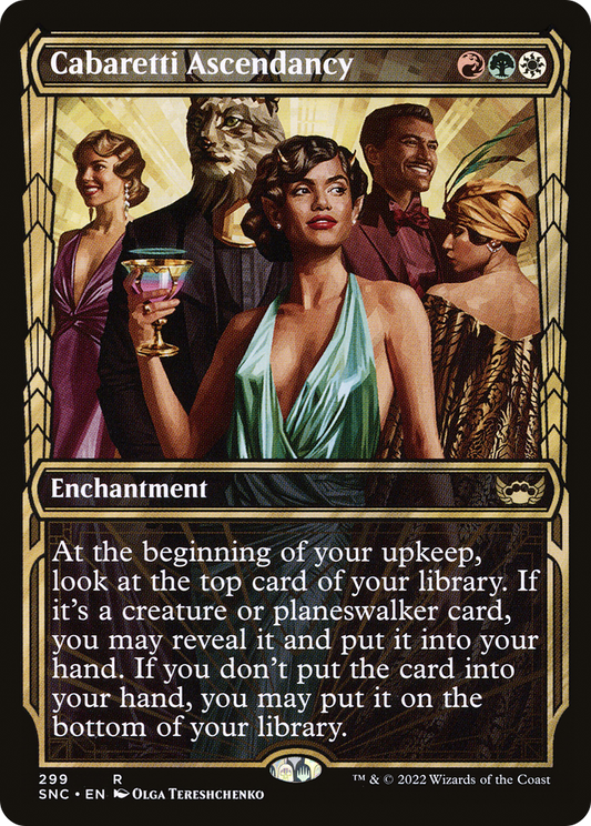 Cabaretti Ascendancy (SNC-299) - Streets of New Capenna: (Showcase) Foil
