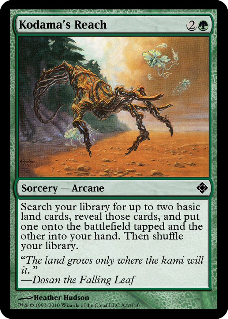 Kodama's Reach (TD0-A77) - Magic Online Theme Decks