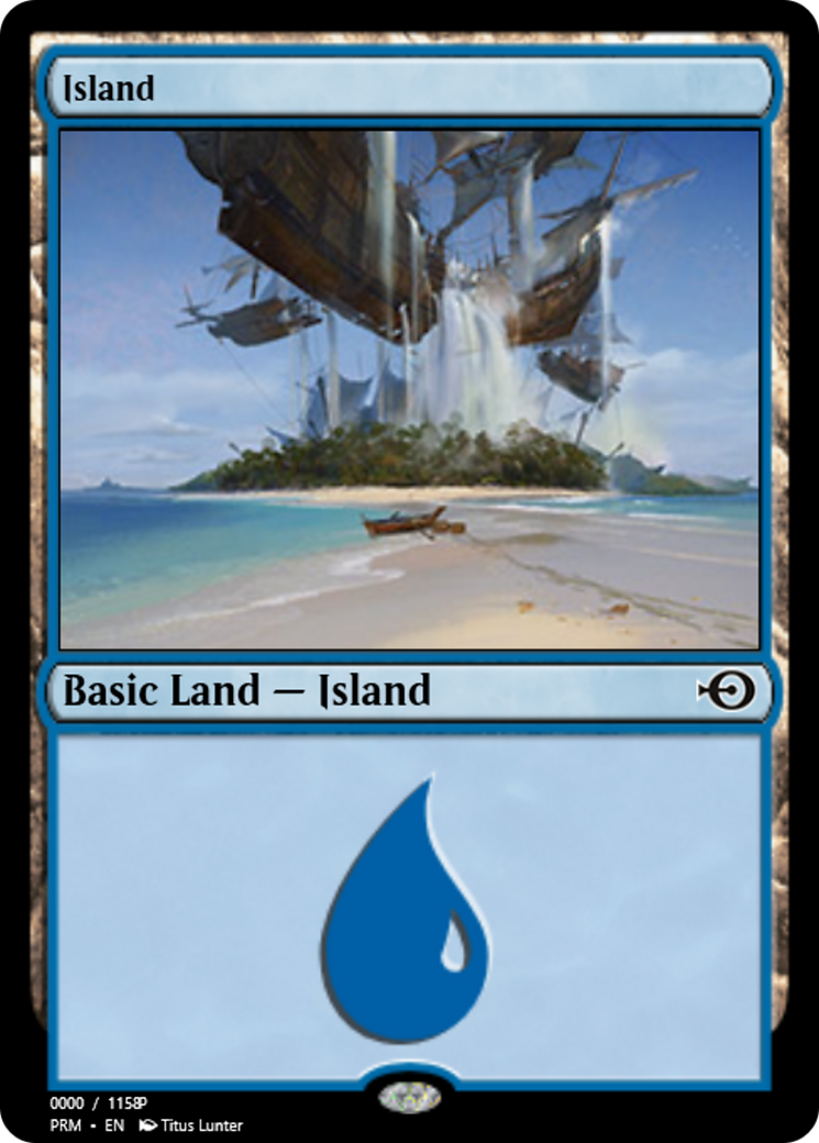 Island (PRM-81852) - Magic Online Promos Foil