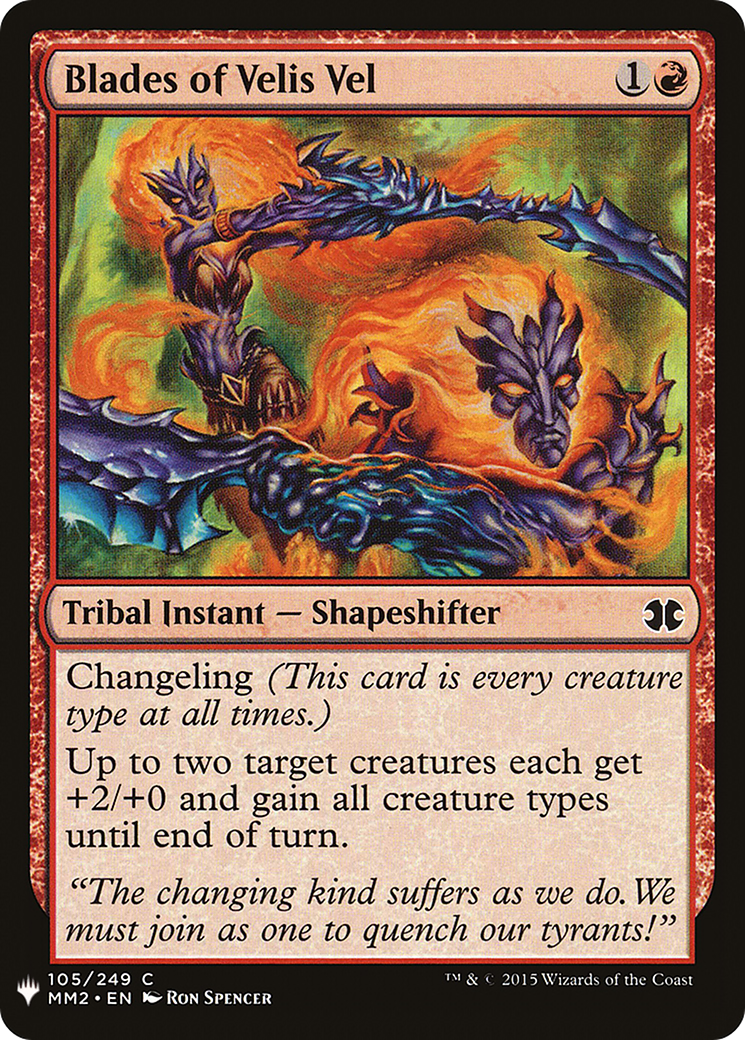 Blades of Velis Vel (LIST-MM2-105) - The List