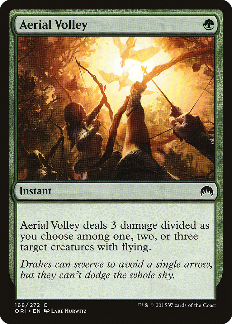 Aerial Volley (ORI-168) - Magic Origins Foil