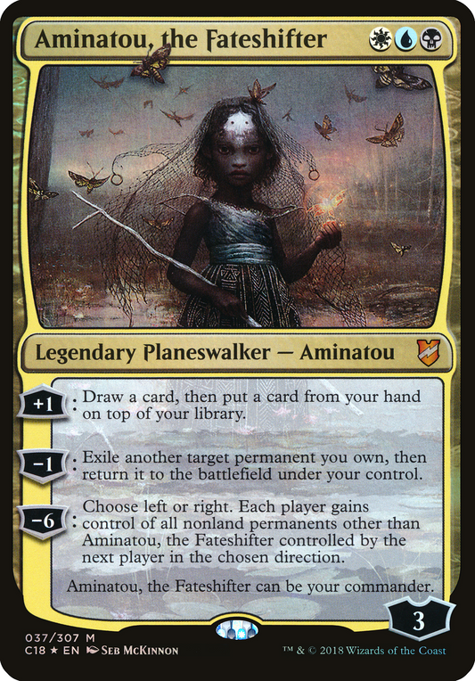 Aminatou, the Fateshifter (OVER-037) - Commander 2018 Oversized Foil