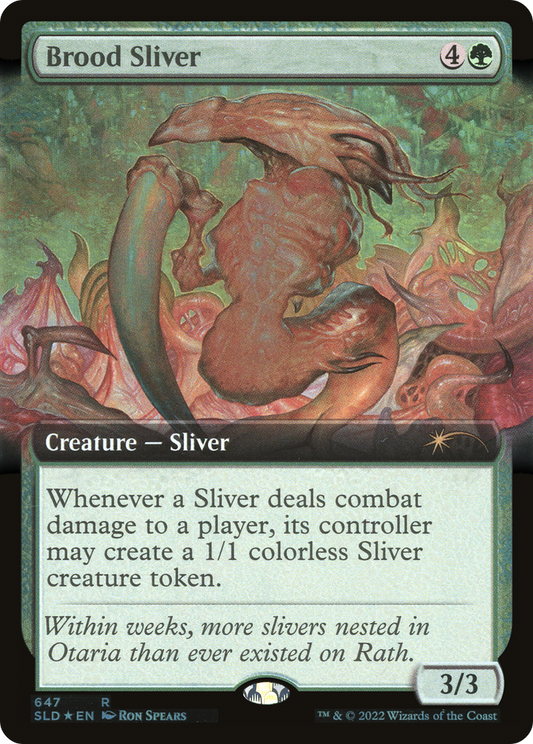 Brood Sliver (SLD-647) - Secret Lair Drop: (Extended Art) Foil
