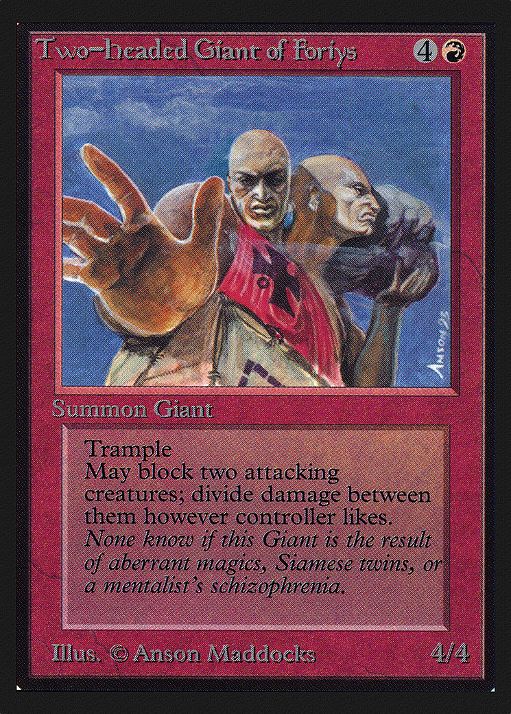 Two-Headed Giant of Foriys (IED-180) - Intl. Collectors' Edition