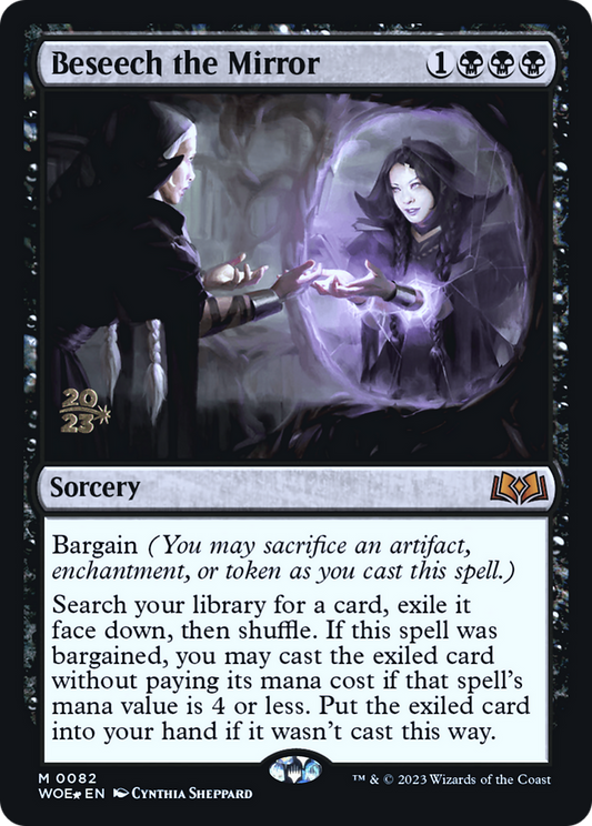 Beseech the Mirror (PRE-82S) - Wilds of Eldraine Promos Foil