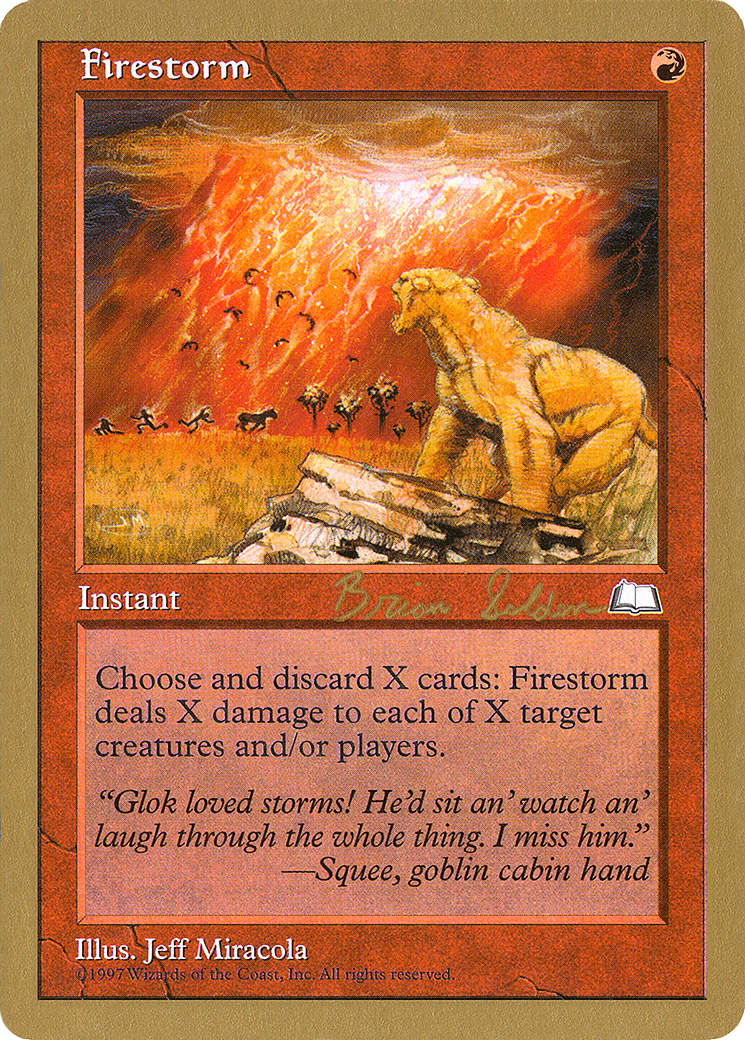 Firestorm (WCD-BS101) - World Championship Decks 1998