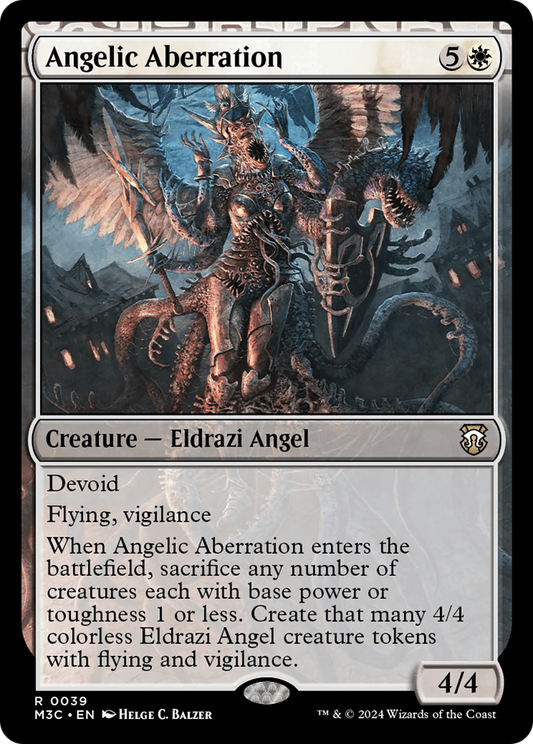 Angelic Aberration (M3C-039) - Modern Horizons 3 Commander: (devoid) Foil