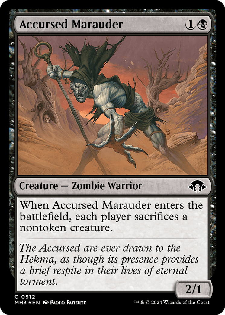 Accursed Marauder (MH3-512) - Modern Horizons 3 Foil