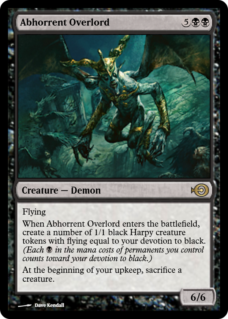 Abhorrent Overlord (PRM-50126) - Magic Online Promos Foil