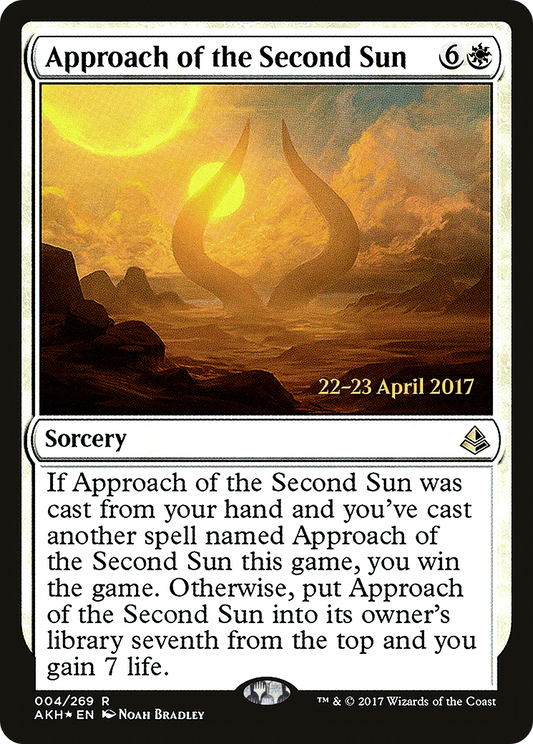 Approach of the Second Sun (PRE-04S) - Amonkhet Promos Foil