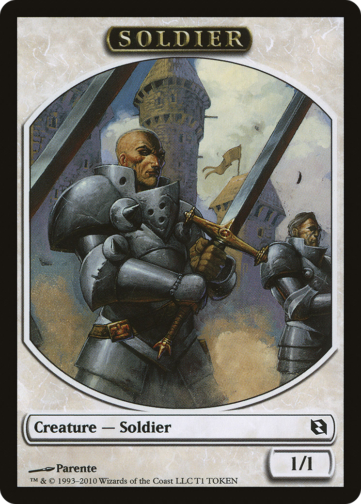 Soldier (DDF-001) - Duel Decks: Elspeth vs. Tezzeret Tokens
