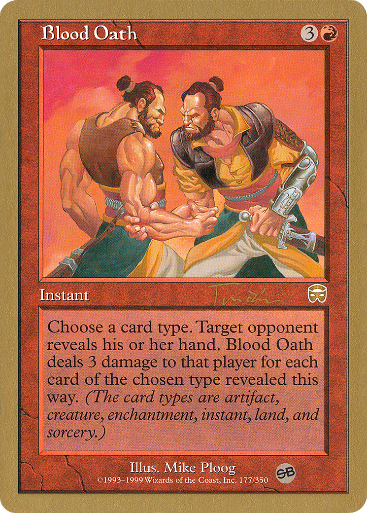Blood Oath (WCD-JT177SB) - World Championship Decks 2001