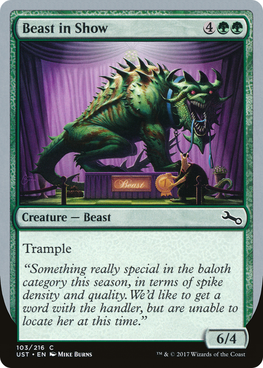 Beast in Show (UST-103C) - Unstable