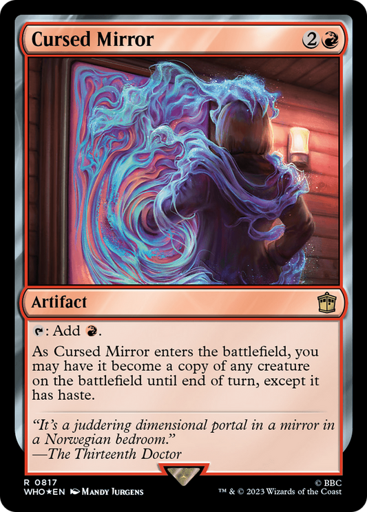 Cursed Mirror (WHO-817) - Doctor Who Foil
