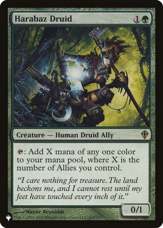 Harabaz Druid (WWK) (LIST-105) - The List Reprints