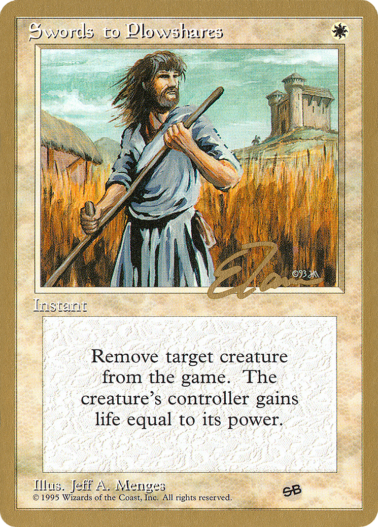 Swords to Plowshares (WCD-ET52SB) - Pro Tour Collector Set